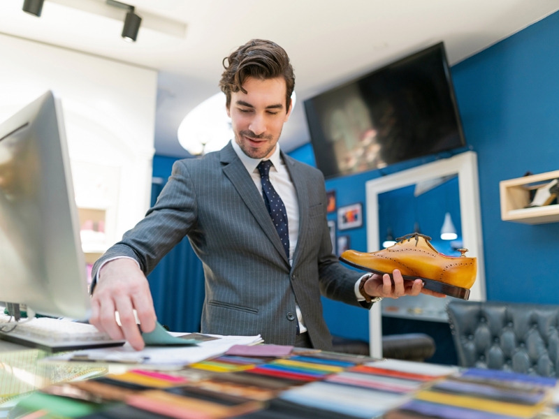 como organizar estoque de loja de calçados e categorização