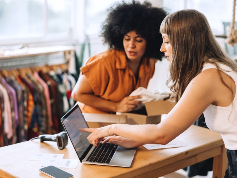 sistema online para loja de roupas e backup